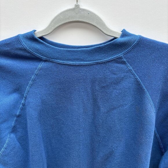 1980's Pannill Crew Neck Sweatshirt Mens XL Blue Blank Ragland Sleeve Vintage - Picture 2 of 8